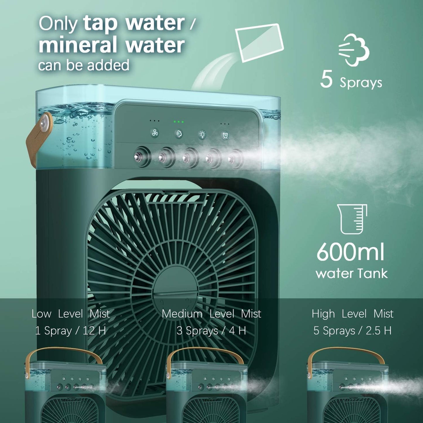 3-in-1 USB Fan