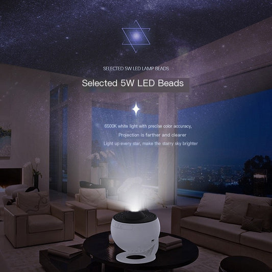12-in-1 Galaxy Sky Projector Aurora Starfield Night Light with Remote – FreshSummerr