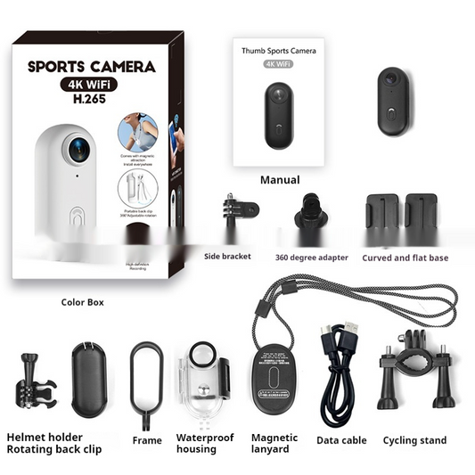 4K Waterproof Action Camera HD Mini Lightweight & Rechargeable – FreshSummerr