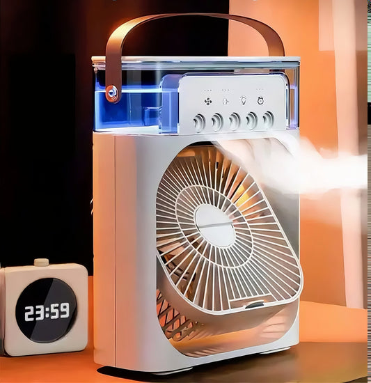3-in-1 USB Portable Air Cooler Fan Humidifier & Purifier – FreshSummerr