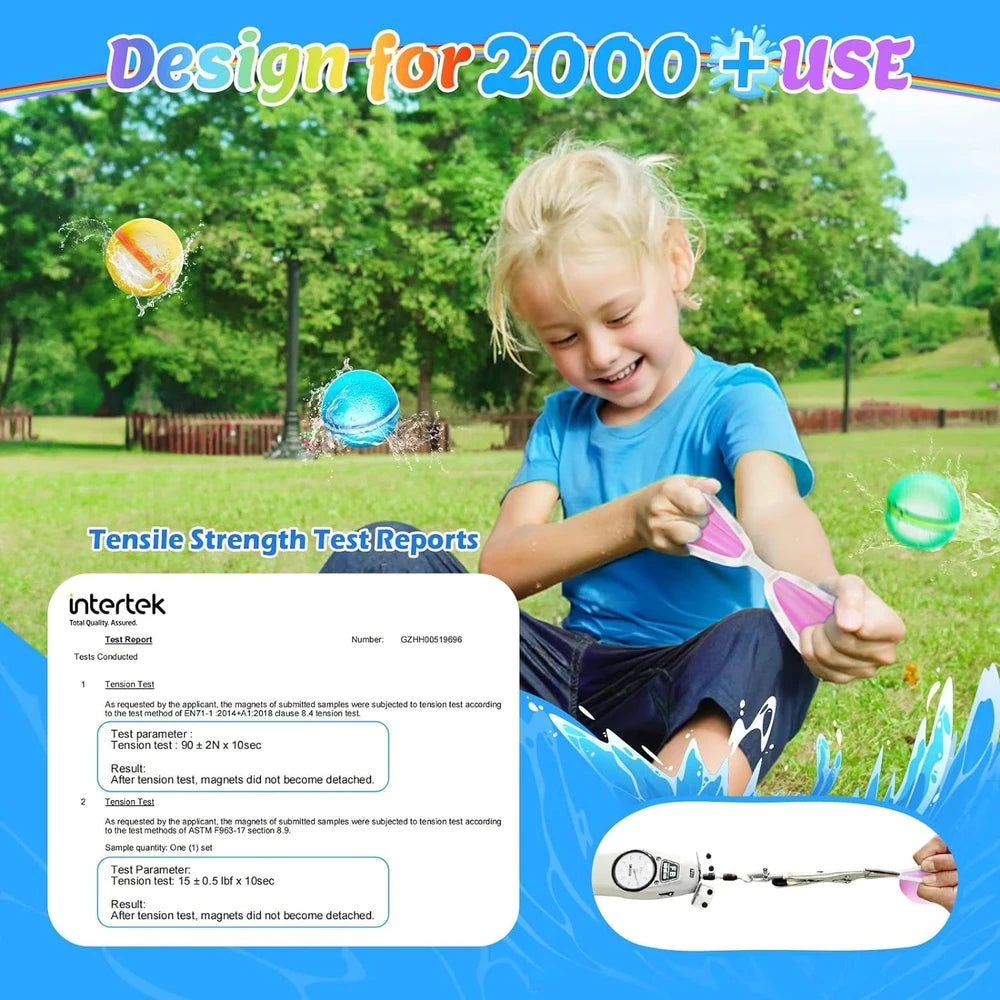 Reusable Magnetic Water Balloons (18 pcs)