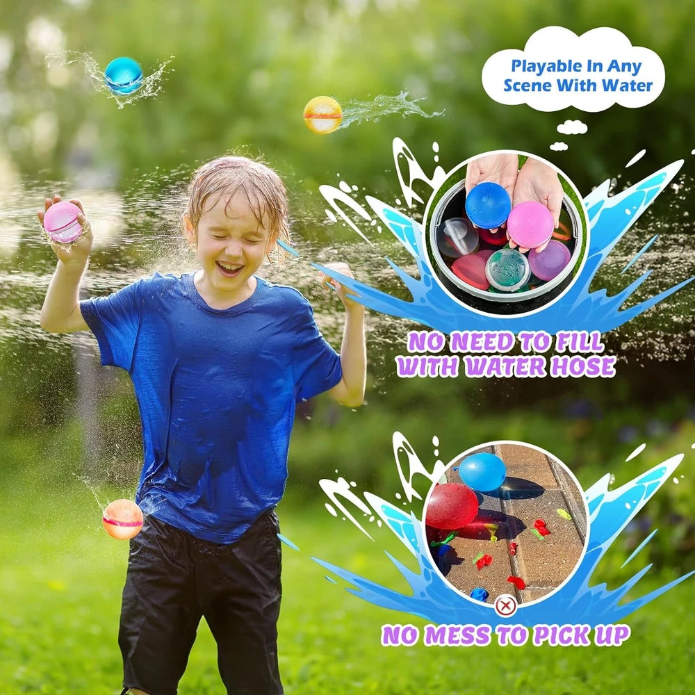 Reusable Magnetic Water Balloons (18 pcs)