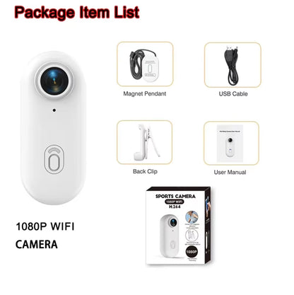 4K Motorcycle Mini Recorder Finger WIFI Action Camera Lightweight POV Motorcycle Road Sport Cam Bicycle Vlog Pet Body Camera