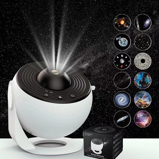 12-in-1 Galaxy Sky Projector Aurora Starfield Night Light with Remote – FreshSummerr
