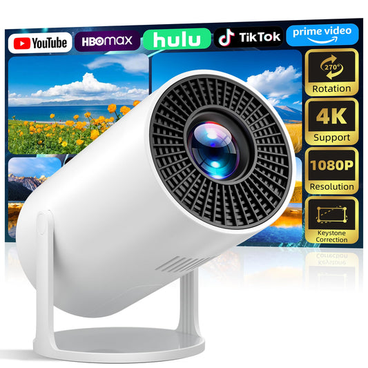 4K HD Portable Projector HDMI USB Streaming Compatible – FreshSummerr